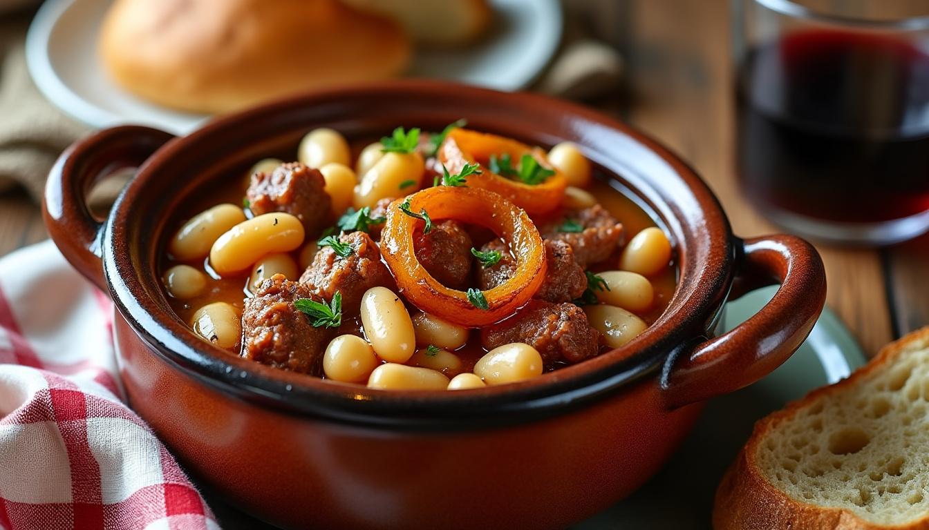 découvrez le cassoulet de castelnaudary, un plat traditionnel français préparé avec des ingrédients locaux de qualité. optez pour un achat responsable et savourez l'authenticité de ce mets emblématique tout en soutenant les producteurs de la région.