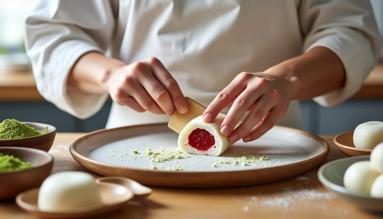découvrez comment réussir à coup sûr votre recette de mochi au matcha grâce à nos astuces de chef. éveillez vos papilles avec cette gourmandise japonaise facile à réaliser et remplie de saveurs!