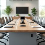 découvrez les caractéristiques essentielles d'une table de réunion professionnelle idéale pour les séminaires, alliant fonctionnalité, design et confort pour des échanges efficaces.