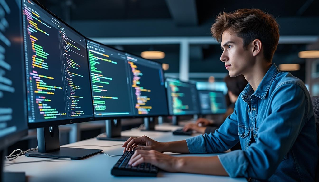 découvrez pourquoi une formation de développeur web en 12 mois est parfaitement adaptée aux débutants : un apprentissage progressif, des compétences recherchées et un accès rapide au marché du travail.