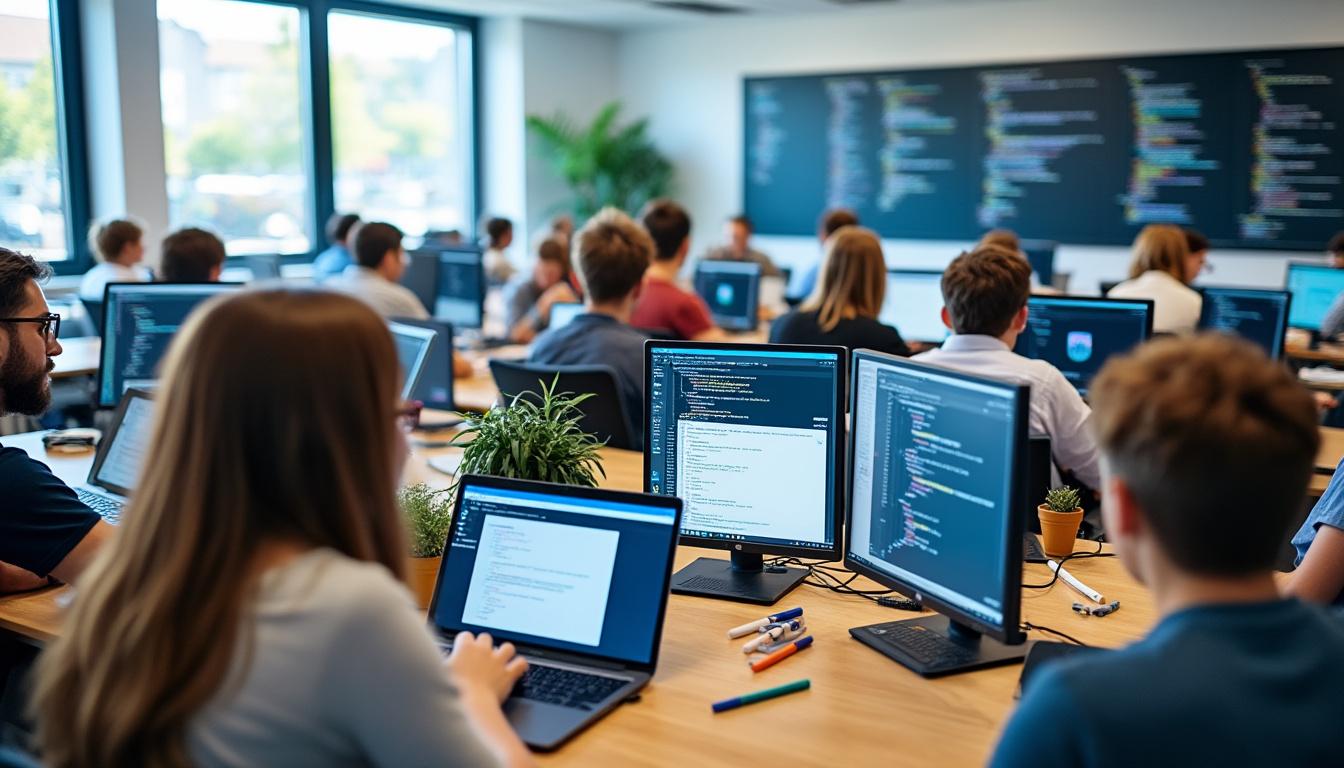 découvrez pourquoi une formation de développeur web en 12 mois est parfaite pour les débutants : acquisition rapide des compétences, accompagnement personnalisé et accès accéléré au marché de l’emploi.